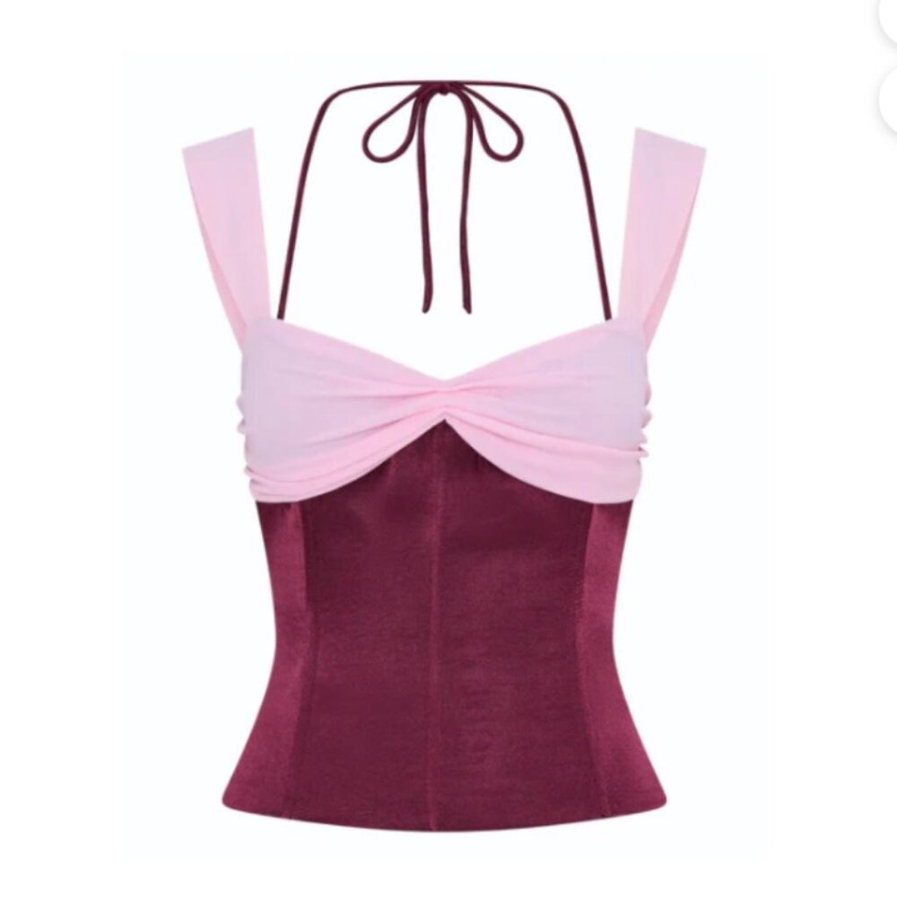NWT SCARLETT CORSET | BERRY from I AM DELILAH